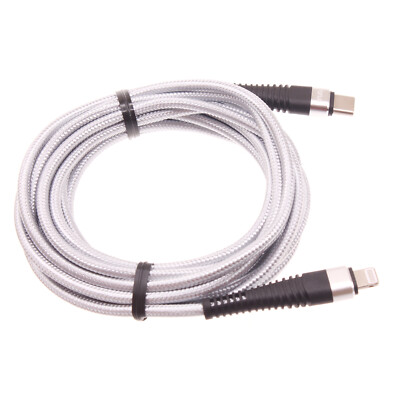 PD Cable 10ft USB-C to iPhone Fast Charger Power Cord Long for Cell Phones