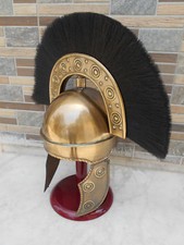 ANTIQUE ROMAN ARMOUR HELMET REPLICA MEDIEVAL HELMET WITH PLUME