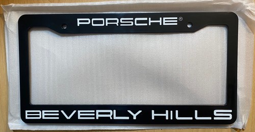 Beverly Hills Porsche Marco de matrícula Coche 911 California Concesionario NUEVO - Imagen 2 de 8