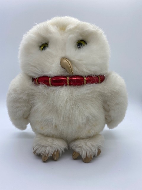 2000 Gund Harry Potter HEDWIG OWL Plush Stuffed Animal Red Collar | eBay