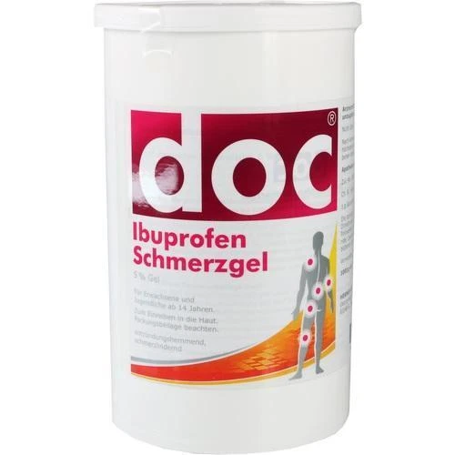 HERMES ARZNEIMITTEL GMBH DOC IBUPROFEN Schmerzgel 5% Spenderkartusche 1 kg PZN 9440203