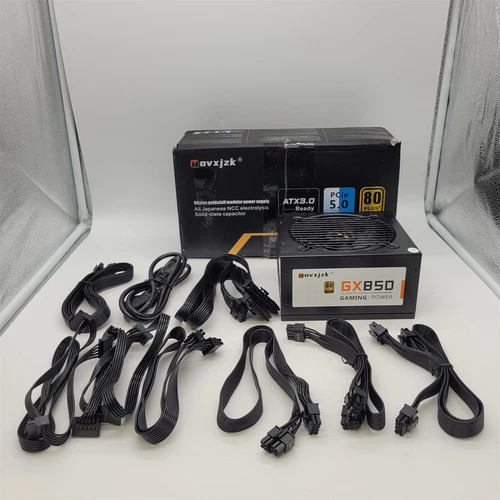 850 Watt Fully Modular ATX Power Supply - 80+ Gold, ATX (Black) -NOT WORKING-
