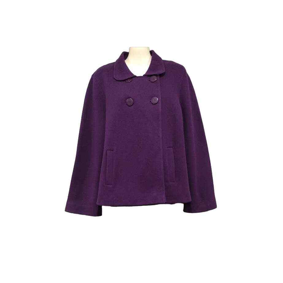 Talbots Lined Double Breasted Jacket with Pockets… - image 1