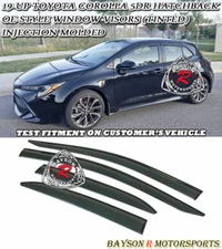 Fits 19-25 Toyota Corolla 5dr Hatchback OE-Style Window Rain Guard Visors