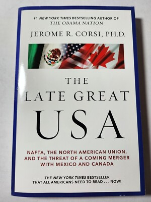 The Late Great USA - Jerome R Corsi Paperback 9781439135938