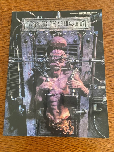 Iron Maiden RARE 1995 X Factor Authentic Official Guitar Tab Lyrics Song Book