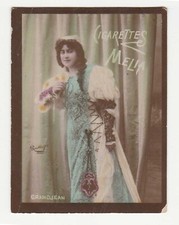 Cigarettes Melia Alger Algeria Cigarette Tobacco Card Tirage C#1 - Grandjean