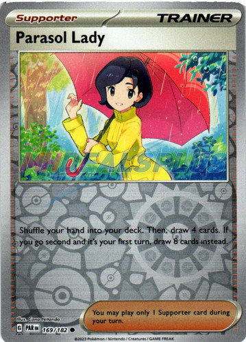 Parasol Lady 169/182 S&V Paradox Rift Reverse Holo Trainer