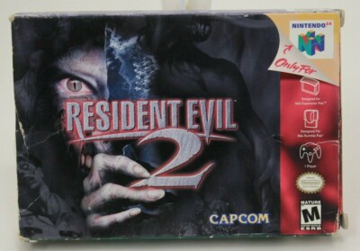 Resident Evil 2 (Nintendo 64 N64) Capcom In Box Missing Manual - Not Mint