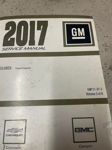 2017 GM Chevy Colorado GMC CANYON Service Shop Workshop Repair Manual Set OEM - Picture 6 of 6