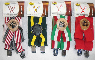 High Quality Elastic Suspenders 2'' Heavy Duty Wide Elastic Straps 