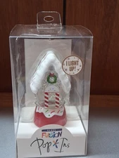 Demdaco Fusion Glass Pop In Christmas Lit Candy House NIB #2020170726