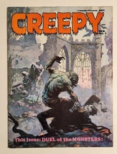Creepy #7 (1965, Warren) VF B&W Magazine-Sized Horror Frank Frazetta Cover