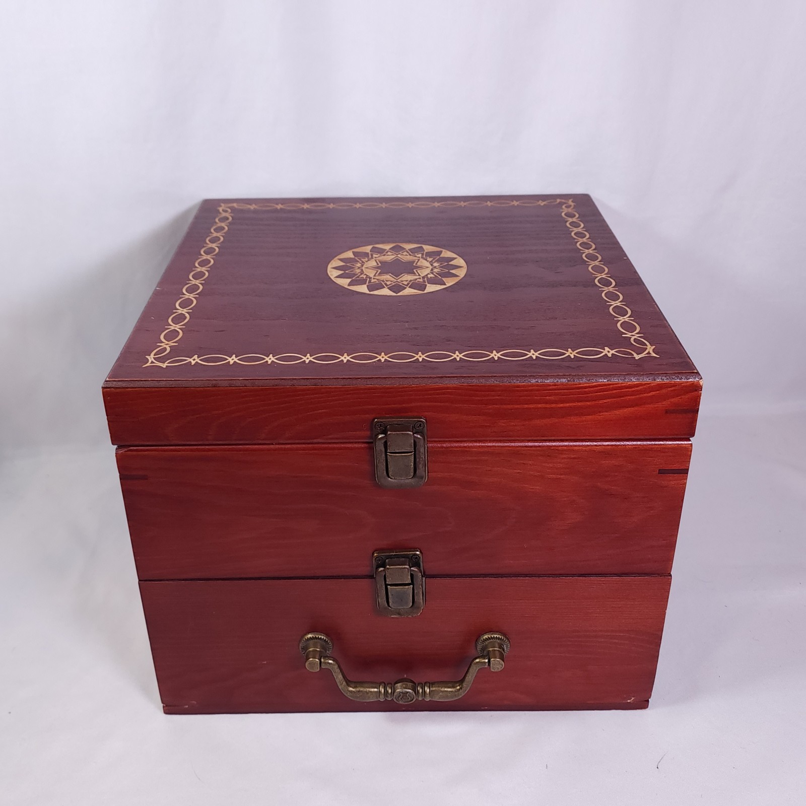 NEW doTERRA Label Stickers, 2-Tier Wooden Storage Case 72 Bottles Essential Oils