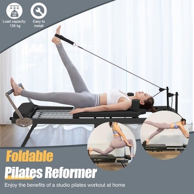 Pilates Reformer für zuhause, Pilates-Reformer, Heimgebrauch,Gerät Faltbare