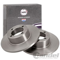 2X A.B.S. Bremsscheiben 238Mm Vorne Passend FüR Opel Ascona GT Kadett Manta