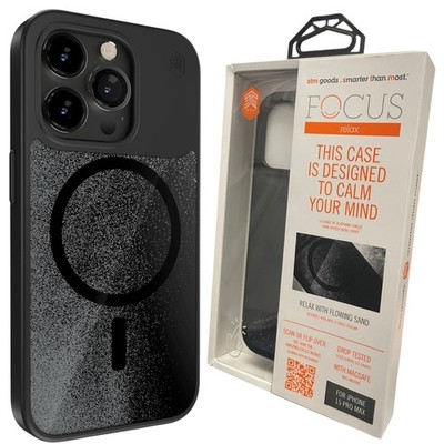 Offizielle/Original/Original STM (iPhone 15 PRO MAX) Hülle Relax Sand MagSafe Cover