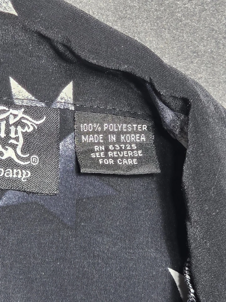 Dragonfly Shirt Men's L Easy Rider Peter Fonda Motorcycle Stars Stripes USA Y2K - Image 4 of 4