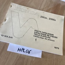 Honda Z50 Jz Gz liste pièce détachée édition 1979 monkey Z 50