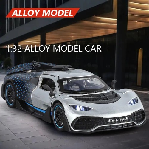 1:32 Mercedes Benz AMG ONE Supercoche Aleación Metal Diecast Modelo Coche Sonido y Luz - Imagen 10 de 27