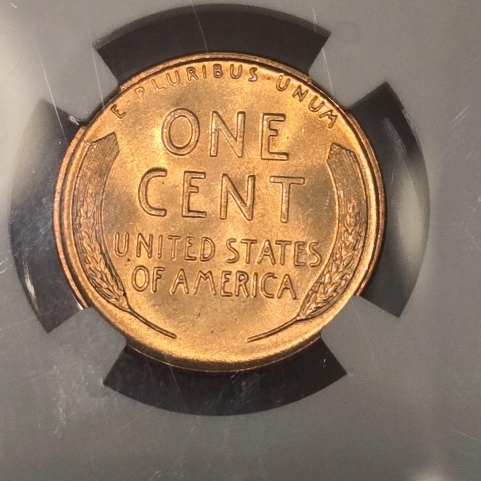 1958 D Lincoln Wheat Penny NGC MS 66 RD - Image 2 of 4