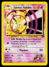 Sabrina's Kadabra - 58/132 LP Uncommon Gym Challenge Pokemon Unlimited on eBay