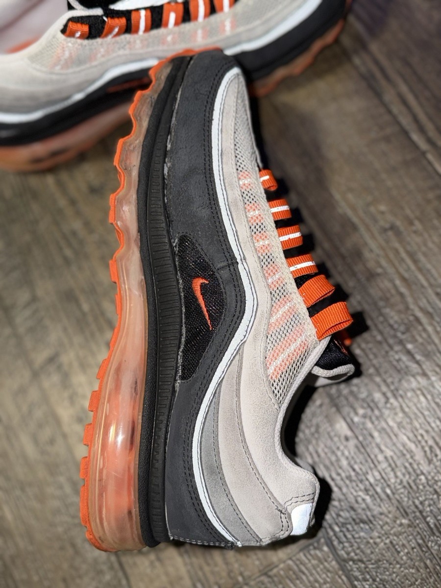 Nike kids Air Max 97 Sneakers - Black/Grey/Orange — product photo 6 of 11