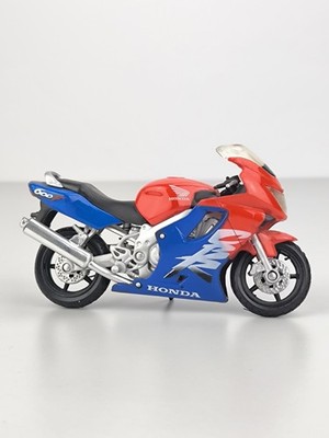 Maisto Honda CBR 600F4 1:18 Motorrad Modell - Rot/Blau - Top Zustand