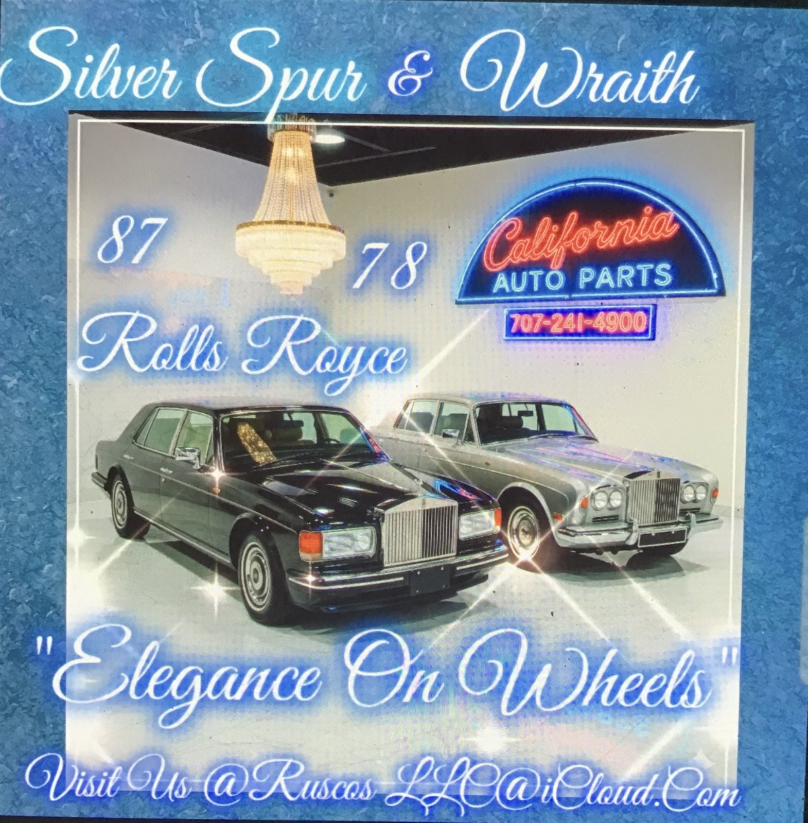 A 1978 Wraith 1965-1980 Rolls Royce Silver Shadow Reinforcement Rear Bumper