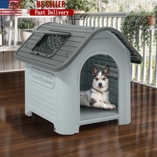 Waterproof Elevated Dog House Adjustable Skylight Ventilated Outdoor Retreat New
