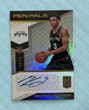 2019-20 Donruss Elite - Pen Pals Keldon Johnson #PP-KJN /75 (AU, RC)