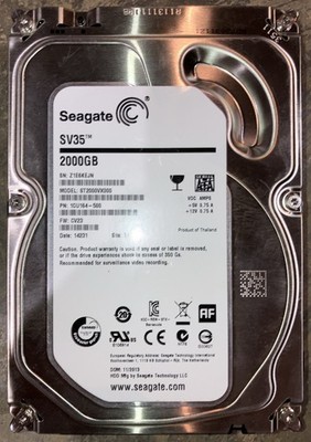 Seagate Barracuda SV35 2TB Internal 7200RPM 3.5'' ST2000VX000 HDD TESTED&WIPED