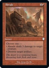 Abrade - Light Play MTG Commander: The Brothers' War