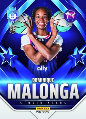 2026 PANINI INSTANT UNRIVALED STUDIO STARS #2 DOMINIQUE MALONGA - PRINT RUN 349