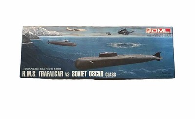 DML No. 7004 H.M.S. Trafalgar vs Soviet Oscar Class 1:700 Scale Model Kit 1988