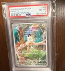 2025 POKEMON PFL EN-PHANTASMAL FLAMES ILLUSTRATION RARE #106 MEOWTH PSA 8