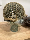 WWII WW2 US Military Army McCord M1 Front Seam Fixed Bale Helmet W/ CAPAC Liner