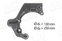 AIC Ankerblech Spritzblech Bremsscheibe Vorne Links FüR VW Seat Lupo Polo