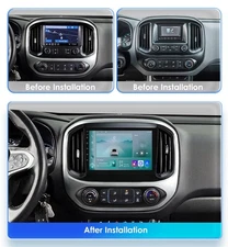 For Chevrolet Colorado GMC Canyon 15-18 Wireless Carplay Android14 Radio GPS SWC
