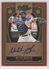 2019 Panini Leather & Lumber Mitch Garver #AU-MI Auto 0j5