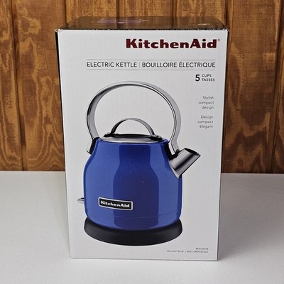 KitchenAid Electric Kettle KEK1222TB Twilight Blue 1.25 L 5 Cup - New In Box