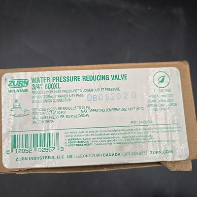 #ad Zurn 34 600XL Water Pressure Reducing Valve $149.99