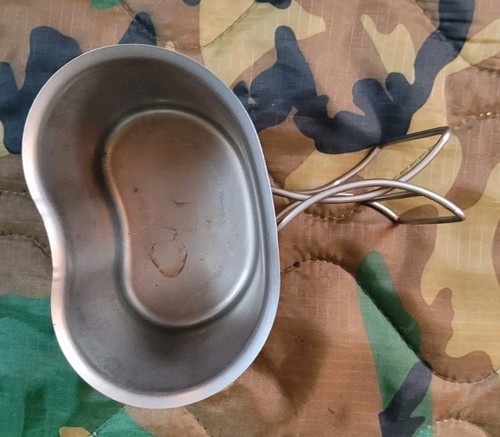 Us Military Canteen Cup With Heater Stand Vintage - Picture 4 of 12