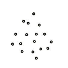 New Lens Gears suitable For Canon IXUS90 IXUS95 Camera Lens Accessories 2Pcs 