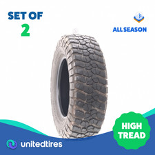 Set Of 2 Used Lt 25575r17 Bfgoodrich Mud-terrain Ta Km2 111108q - 1232