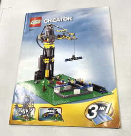 LEGO 4957 Ferris Wheel (3 in 1) 100% Complete w/Manuals & Extra Items, no box