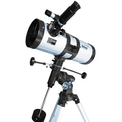 Teleskop Reflektor 114/1000 Star Sheriff inkl. EQ-3 Montierung Okulare Big Pack - Bild 1 von 4