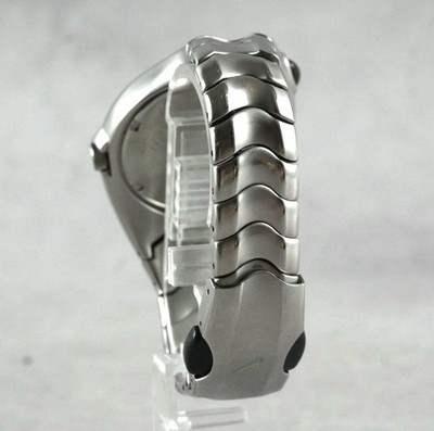 Nike Triax Armored Y2K Silver Men's Watch | eBay