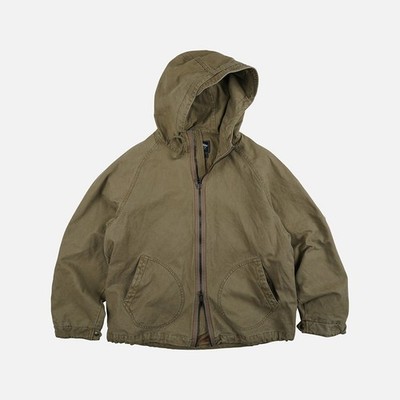 Authentic Frizmworks Jungle cloth deck hooded parka beige/Men/S~XL