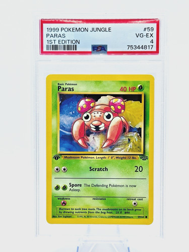 Paras (1st Edition) graded PSA 4 for sale on eBay